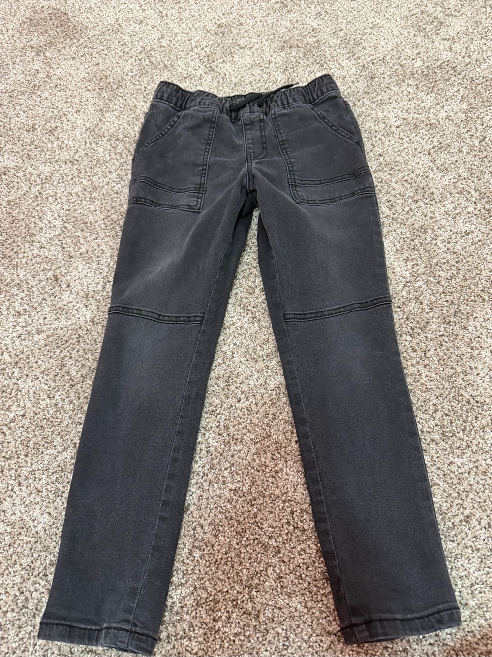 art class Black Stretch Cargo-Style Kids Pants